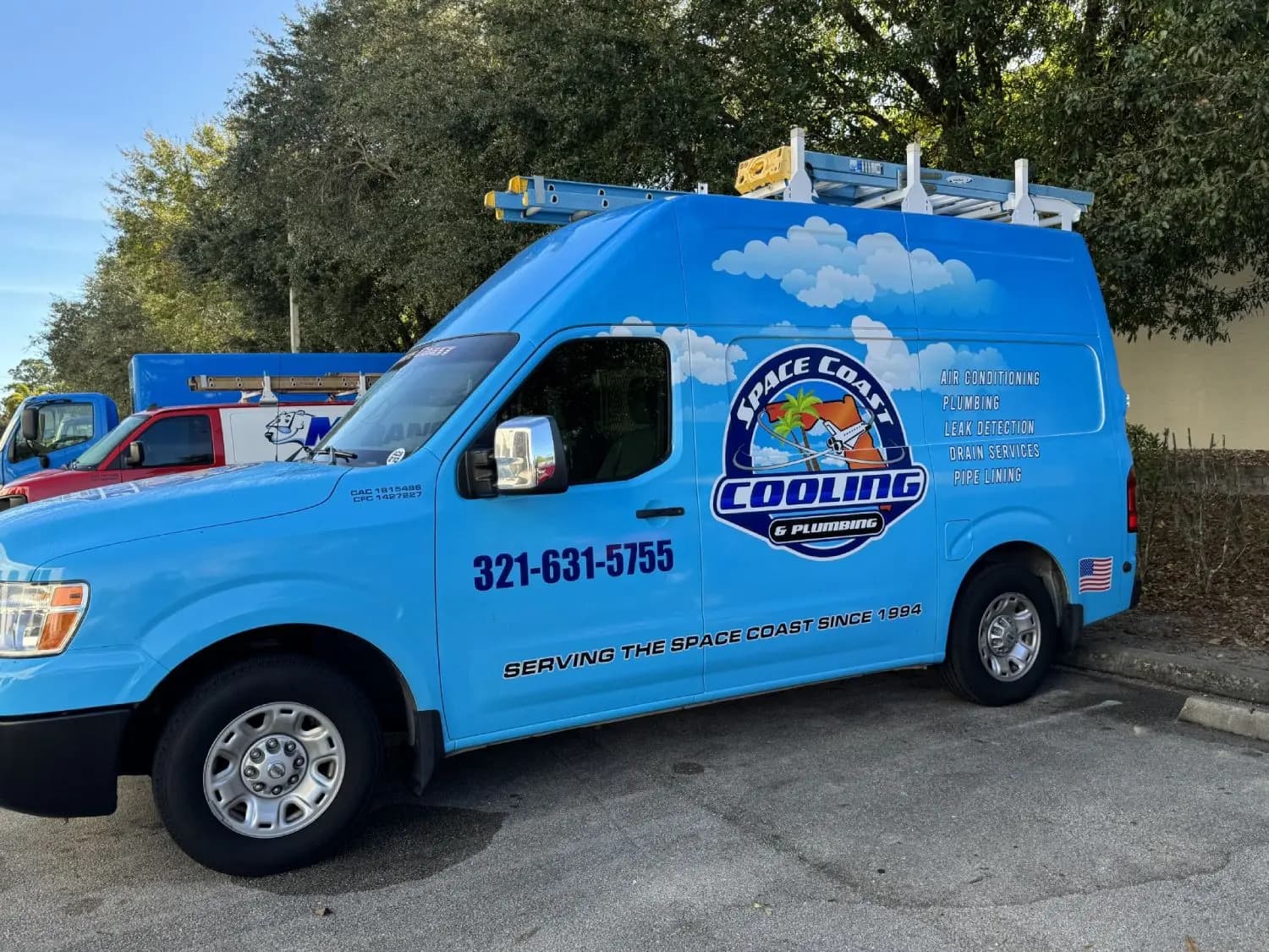 Space Coast service van