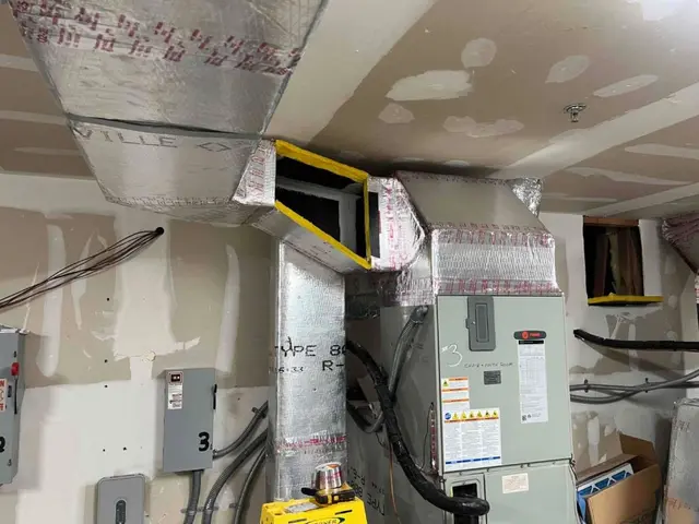 Repaired furnace