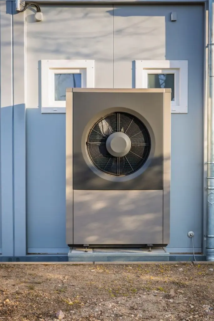 Recently replaced heat pump.